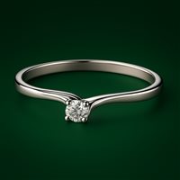 Anneau Namuri Femme in Or blanc Diamante SB1010-15